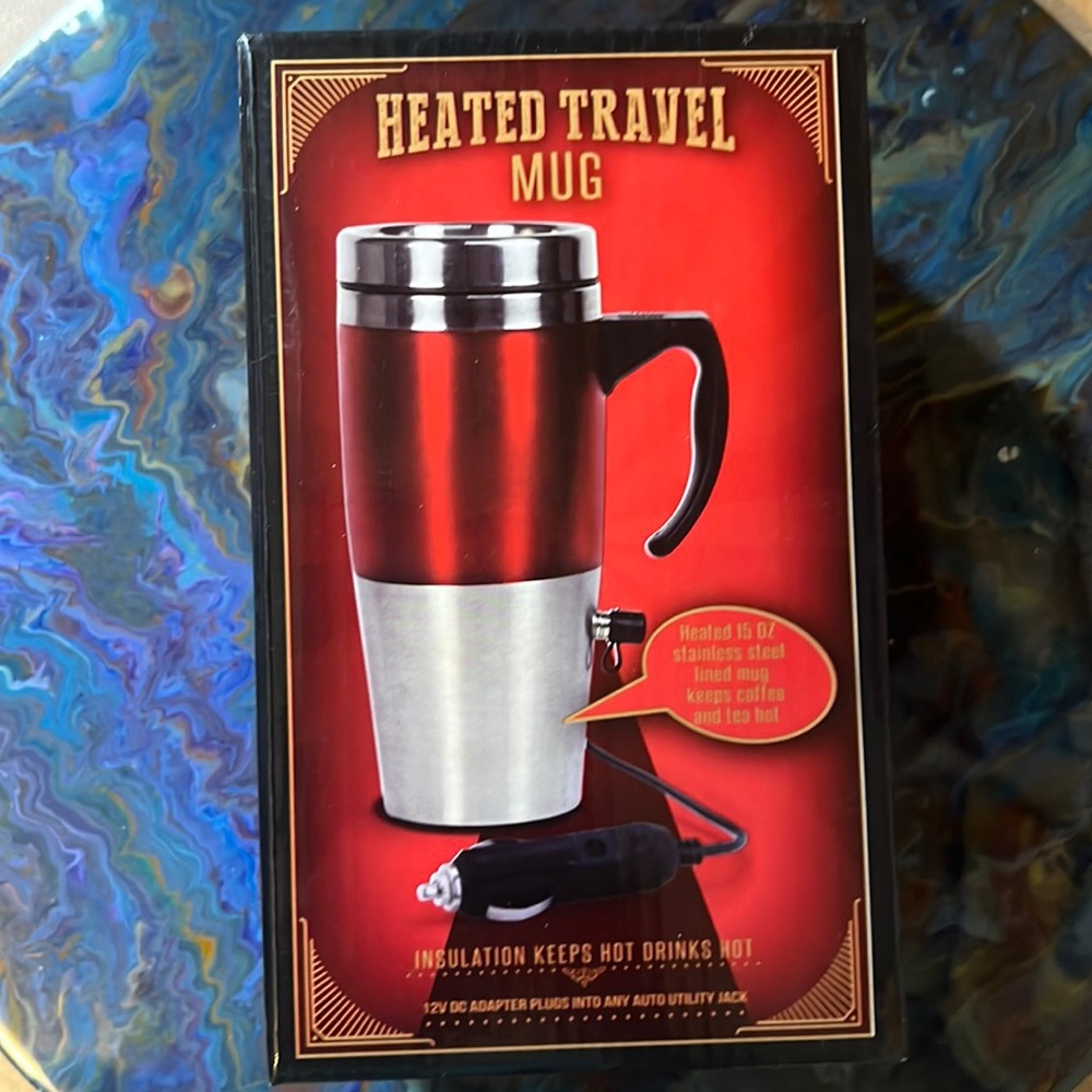 Heated travel mug